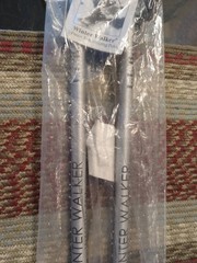 New L. L. Bean “Winter Walker” Gray/Silver Steel Walking Telescoping Poles NWT