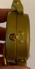 Vintage Lensatic Engineer Directional Compass Brass/Military? Liquid Filled Edge