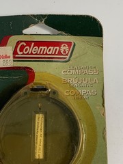 Vtg NOS Coleman Lensatic Compass for Camping Hiking Mountaineering