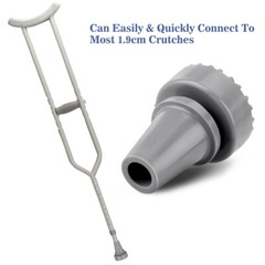 1PC Inner Diameter Rubber Head Crutch Antislip Tips Walking Stick Feet 19MM