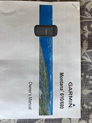 Garmin Montana 680t Hiking GPS 4 in Touchscreen Color Display Waterproof Black
