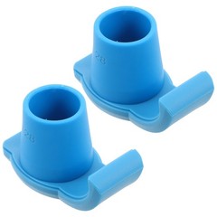 2Pcs Durable Walker Ski Glides Blue Nylon Shock Absorbing Walker Accessories