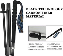 Portable Ultralight Carbon Fiber Trekking Poles – Compact & Durable for Hikers