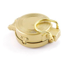 Metal Case Lensatic Compass for Broadband and Satellite, CablesOnline TL-CM03