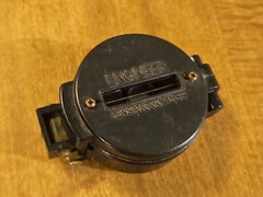 Engineer Lensatic Directional Compass 2″ Made in Taiwan Vintage Neat History
