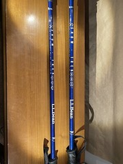 Blue ll Bean Snow Trek Hiking Retractable Hiking Stick