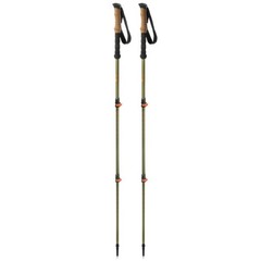 Aluminum Adjustable Quick Lock Trekking Poles with Cork Grip EVA Down Grip New