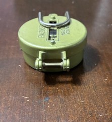 Vintage engineer directional compass, Brass color, Used