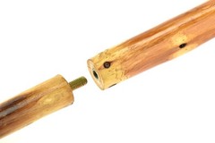 55″/3Pc Detachable Pine Wood Hiking Stick (Eagle Design)