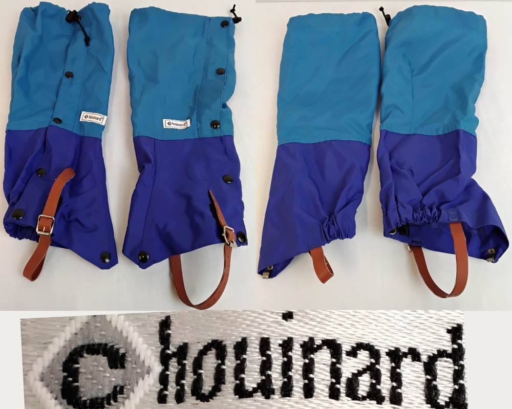 Chouinard Gators Vintage Blue Size M w/ Zippers, Snaps, and Buckles *Z5571