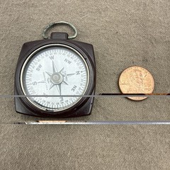 Vintage Taylor Rochester NY USA SHOWAY Bakelite Compass WORKS