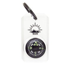 Minicomp Zipperpull Mini Compass With Split Ring | Easytoread Compass For Jacket