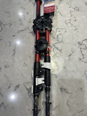 Hiking Poles Walking Sticks All Season Adjustable Crescent Moon Trekking RED