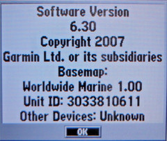 GARMIN GPSMAP 182C MARINE CHART PLOTTER FISHFINDER GPS UNIT w/ SUN COVER