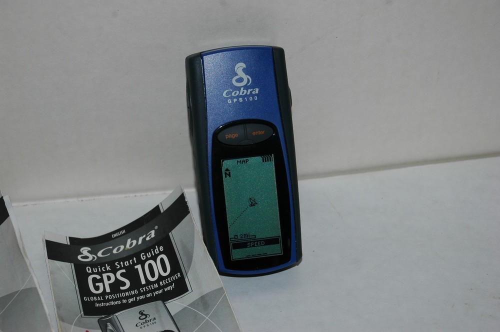 Cobra GPS 100 Handheld Used Free Ship (X5)
