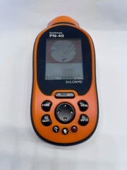 Delorme Earthmate PN-40 Handheld GPS Orange Battery Powered – SEE Description!!