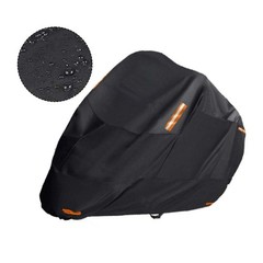 Heavy Duty Motorcycle Cover 300D Oxford Cloth with Reflective Strips Waterproof