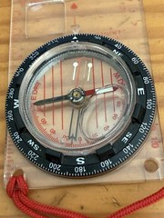 Suunto Compass With Red Cord As Is LT1