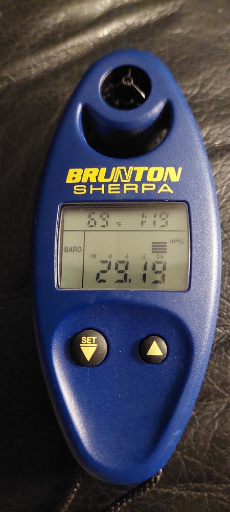 Brunton Sherpa Atmospheric Data Center Altimeter Wind Barometer