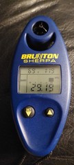 Brunton Sherpa Atmospheric Data Center Altimeter Wind Barometer