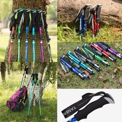 2 Pack Hiking Poles Trekking Poles Folding Hiking Poles for Men Women L…