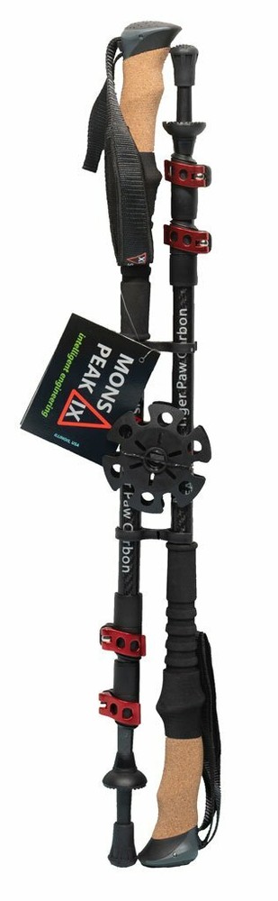 TIGER PAW CARBON TREKKING POLES Dense Carbon Fiber Composite Tubes FREE SHIPPING