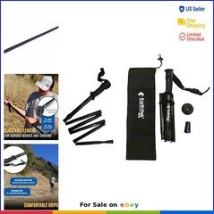 Folding Trekking Poles Adjustable 45-50 Inches Lightweight Aluminum Hiking