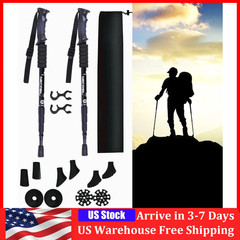 Walking Sticks Classic Delicate Trekking Pole 4 Sections Telescopic Cane Stick C