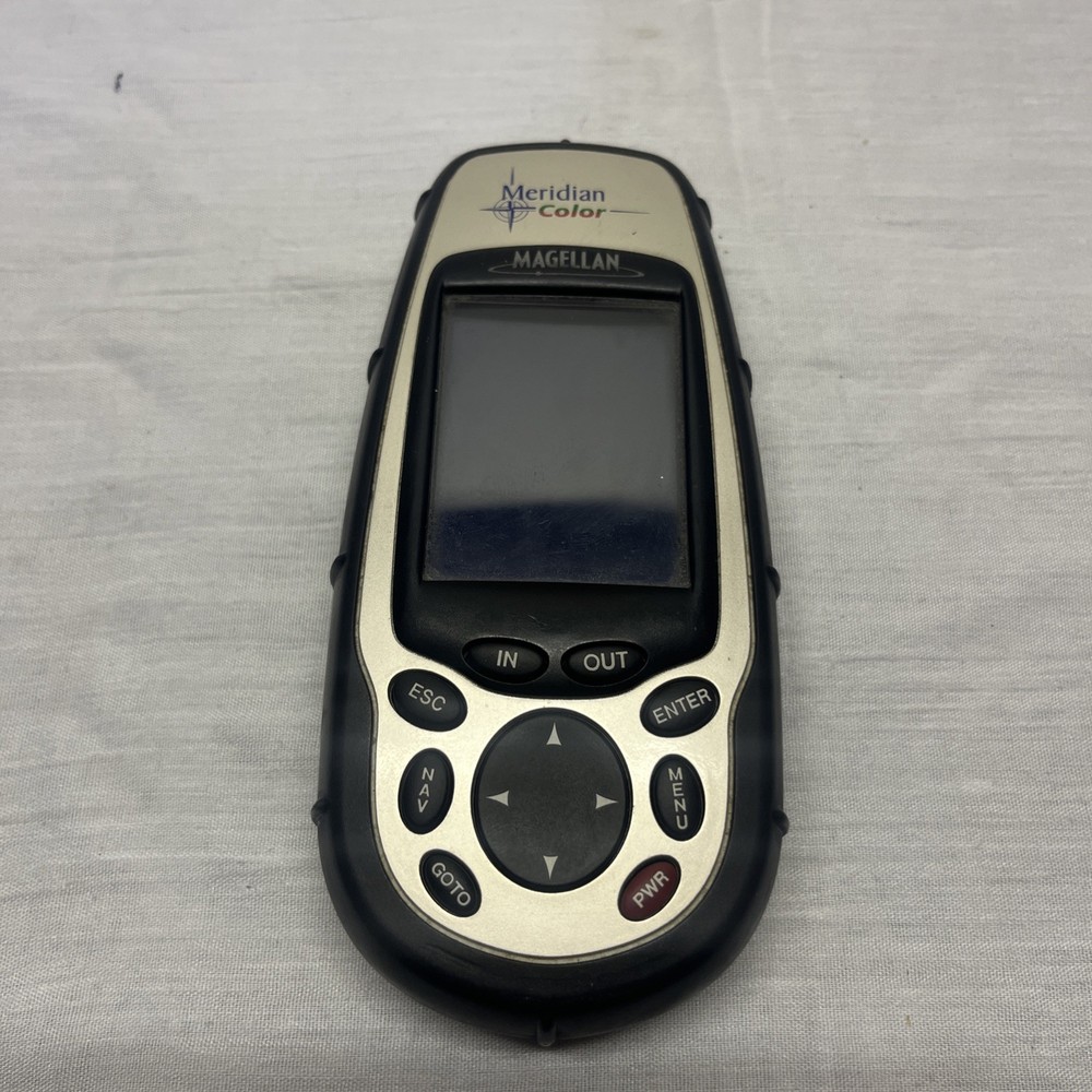 Magellan Meridian Color Hand Held GPS Black Gray