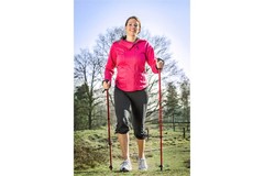 Maximex Telescopic Trekking Nordic Walking Poles Hiking Suspension Outdoor Grips