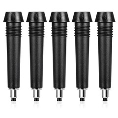 5 Pack Trekking Pole Carbide Tips Universal Hiking Rod End Tip Replacement