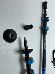 Carbon Fiber Trekking Poles – Collapsible Telescopic Walking Stick 2 Piece Set