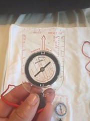 🔥 Suunto A-10 Partner II Compass A10 Hiking Scouting School SMALL BUBBLE🔥