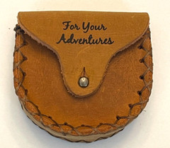 SF Dizayn Compass Brass Compass With Leather Pouch