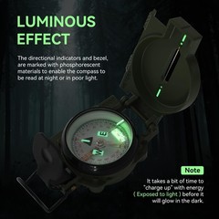 Wilderness Survival Compass for Kids – Magnetic Navigation Gear Set for Hiking,