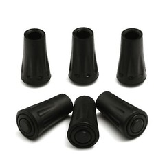 6pack Replacement Rubber Tips longer Caps Fits Most Hiking Sticks Trekking Pol