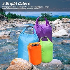 Waterproof Dry Bag/10L/20L/40L/70L Dry Storage Bag for Kayaking, Gym, 5L Blue