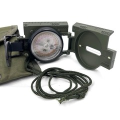Tritium Lensatic Compass & Belt Carry Pouch Olive – NEW IN BOX