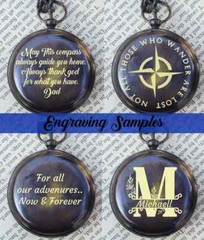 Personalized Engraved Compass, Keepsake Gift, Gift For Father, Gift For Grandfat