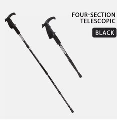 Adjustable Anti-shock Poles Nordic Alpenstock Trekking Walking Hiking Sticks New