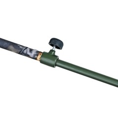 Camou Outdoor Walking Stick with Adjustable Seat Shooting Stick Hunting Stool