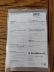 Black Diamond Trekking Pole Spare Basket 2 Baskets per package.