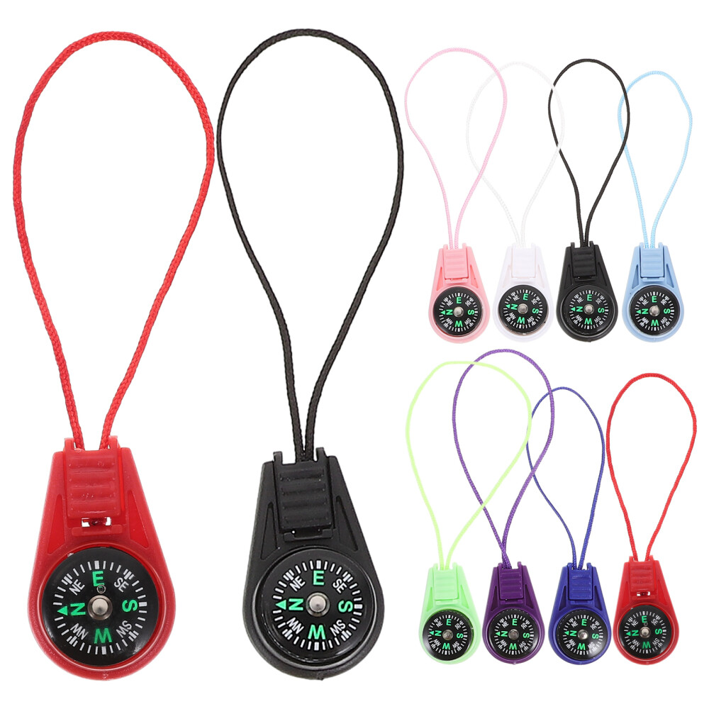20Pcs Mini Hiking Compass Portable Pocket Survival Compass Hiking Accessory