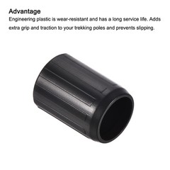 2Pcs 18mm Trekking Pole Tips Accessories Walking Stick Protector Replacement