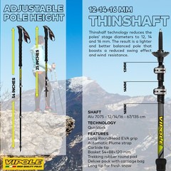 8000 QL Pro Trekking Poles – Adjustable Aluminum Hiking Poles
