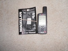 Magellan GPS Blazer 12 Satellite Navigator Pocket Size GPS Hiking Hunting Tested