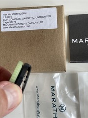 MARATHON WRIST COMPASS CLIP ON GENUINE, CO194005 , GLOW IN DARK New In Box Army