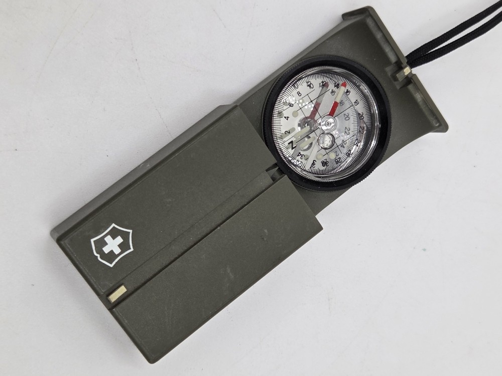Vintage Swiss Army DP 2 Compass with Lanyard