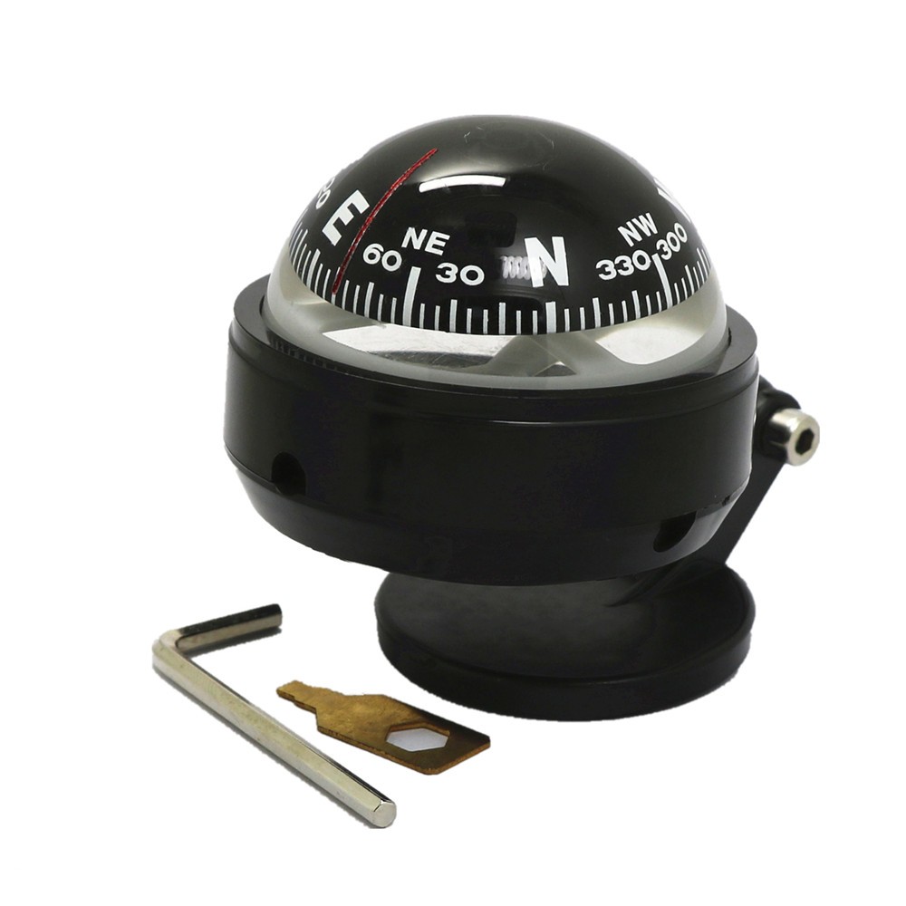Car Compass Marine Navigation Adjust Car Dashboard Compass Bracket Mount Compass