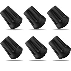 6Pcs Trekking Poles Tips Hiking Accessories – Cane Tips for Walking Sticks Ru…